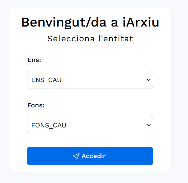 Selecció ens i fons