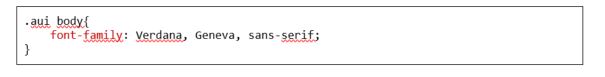 Canviar l'estil de la font amb codi html